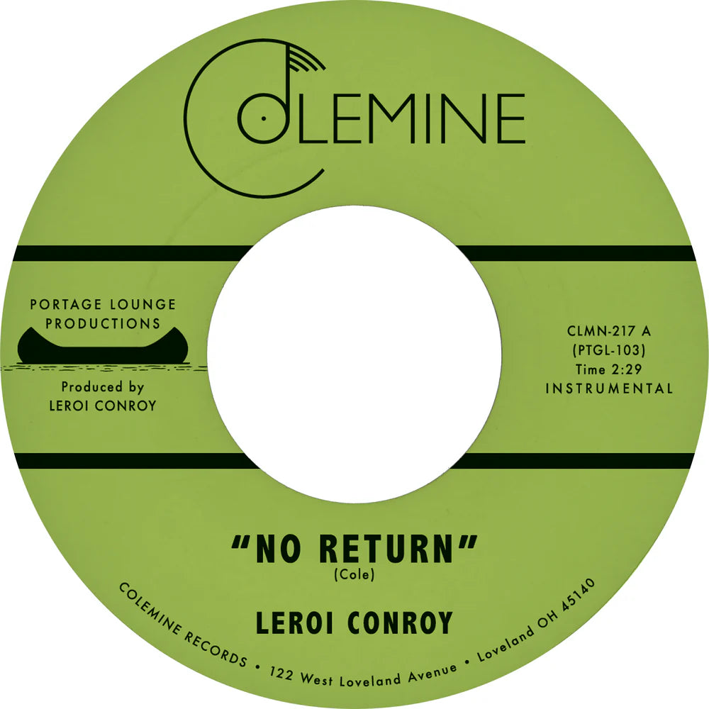 LEROI CONROY - NO RETURN b/w PATH OF MAN Vinyl 7"